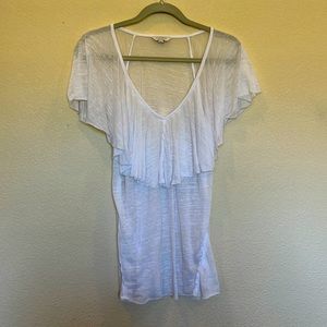 Lucky Brand sheer blouse
